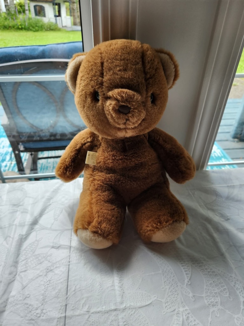 Vintage James River Super Cute Fluffy Brown Teddy Bear